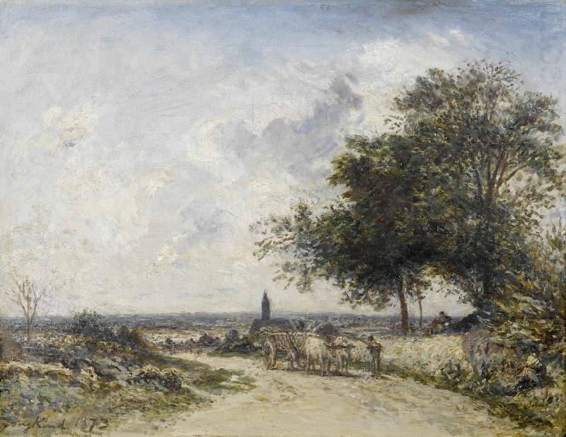 A pastoral landscape, Johan Barthold Jongkind